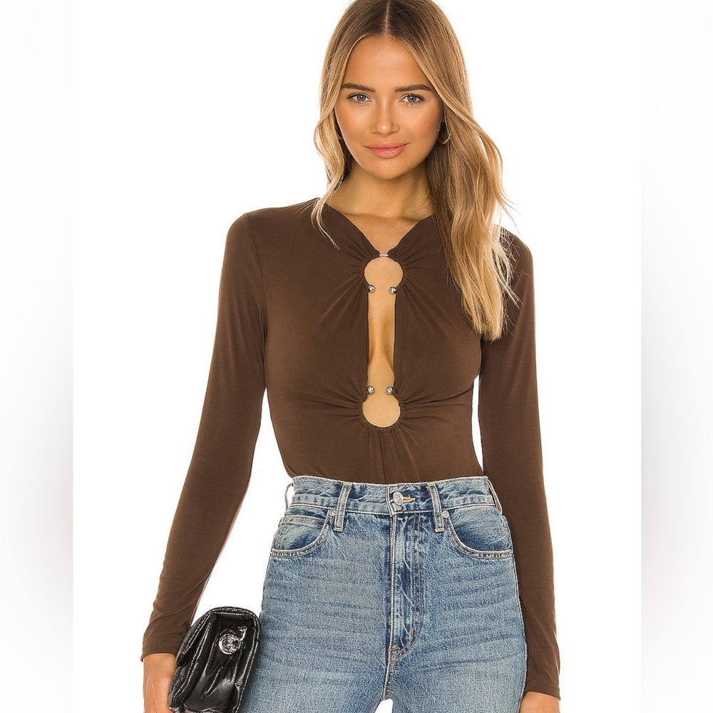 Canola Coelho Reyes Bodysuit - Brown - S